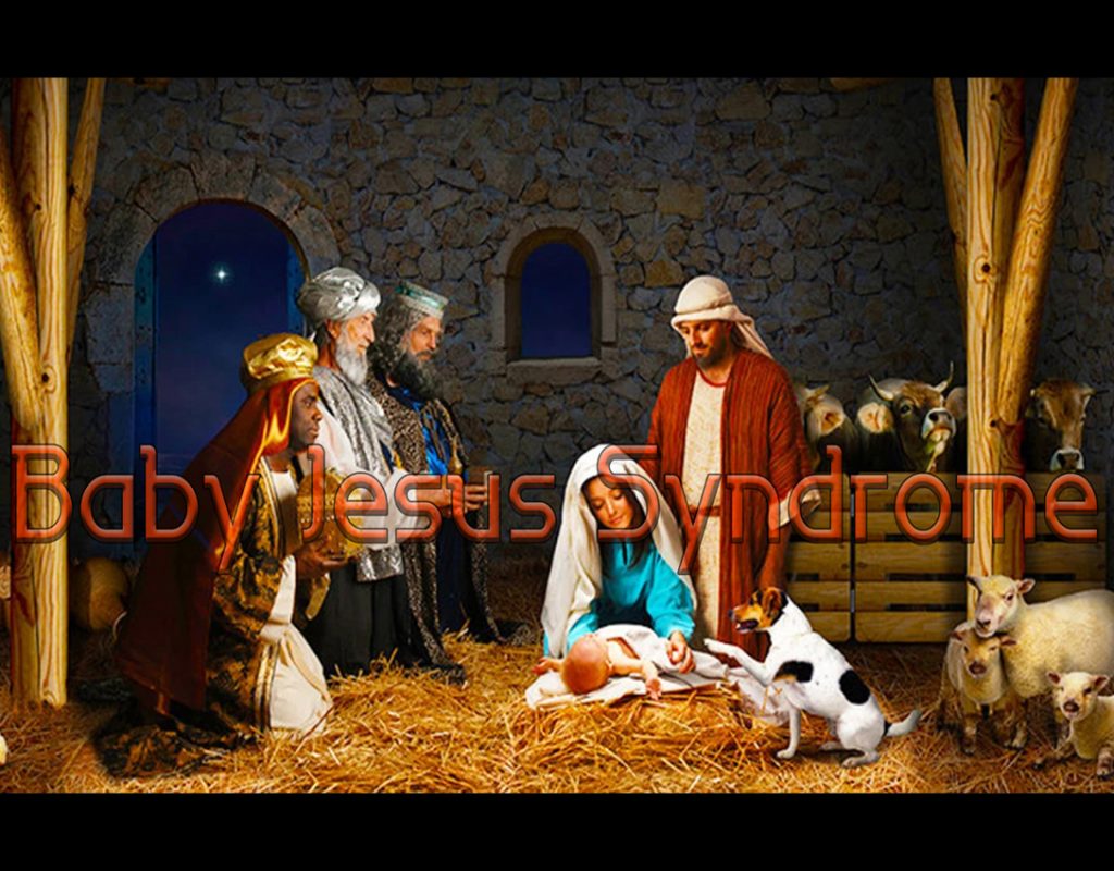 Baby Jesus in a manger
